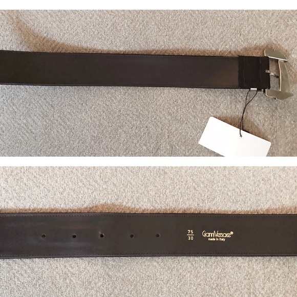 Gianni Versace Vintage Black rhinestone belt - Picture 7 of 9